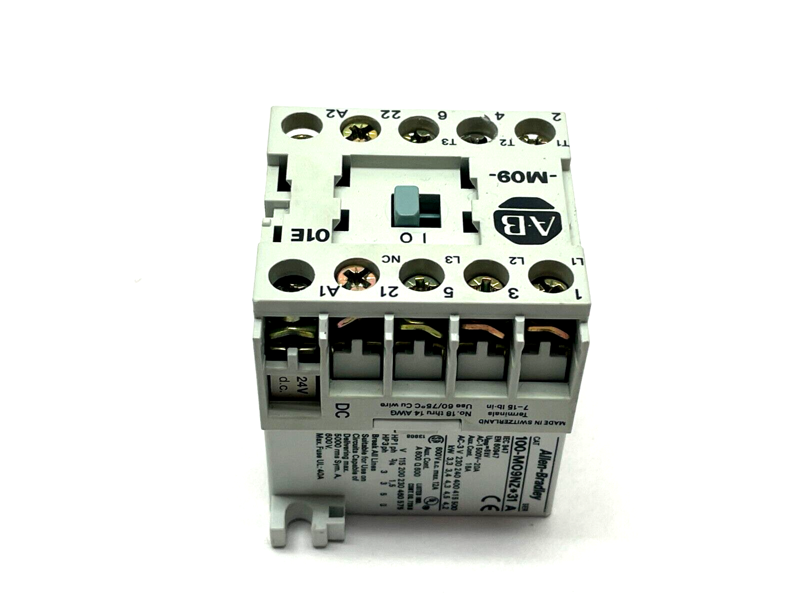 Allen Bradley 100-M09NZ2431 Ser. A Contactor - Maverick Industrial Sales