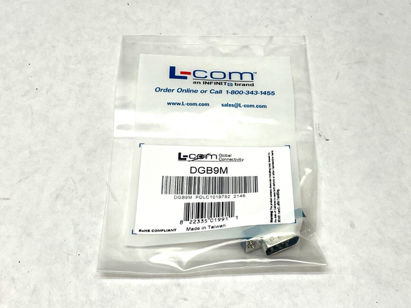 L-Com DGB9M D-Sub Adapter - Maverick Industrial Sales