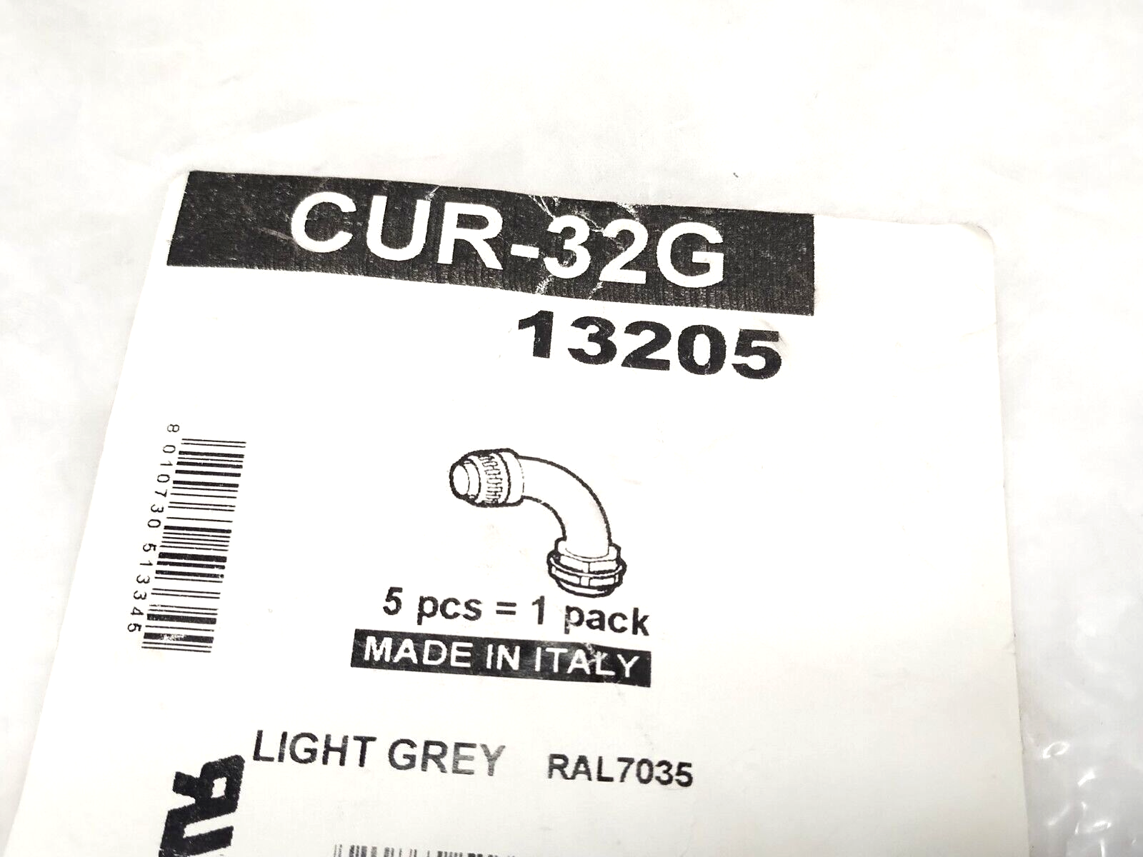IBOCO CUR-32G I-Flex Liquid-Tight 90 Deg Electrical Tubing Connector 1-1/4" 3-PK - Maverick Industrial Sales