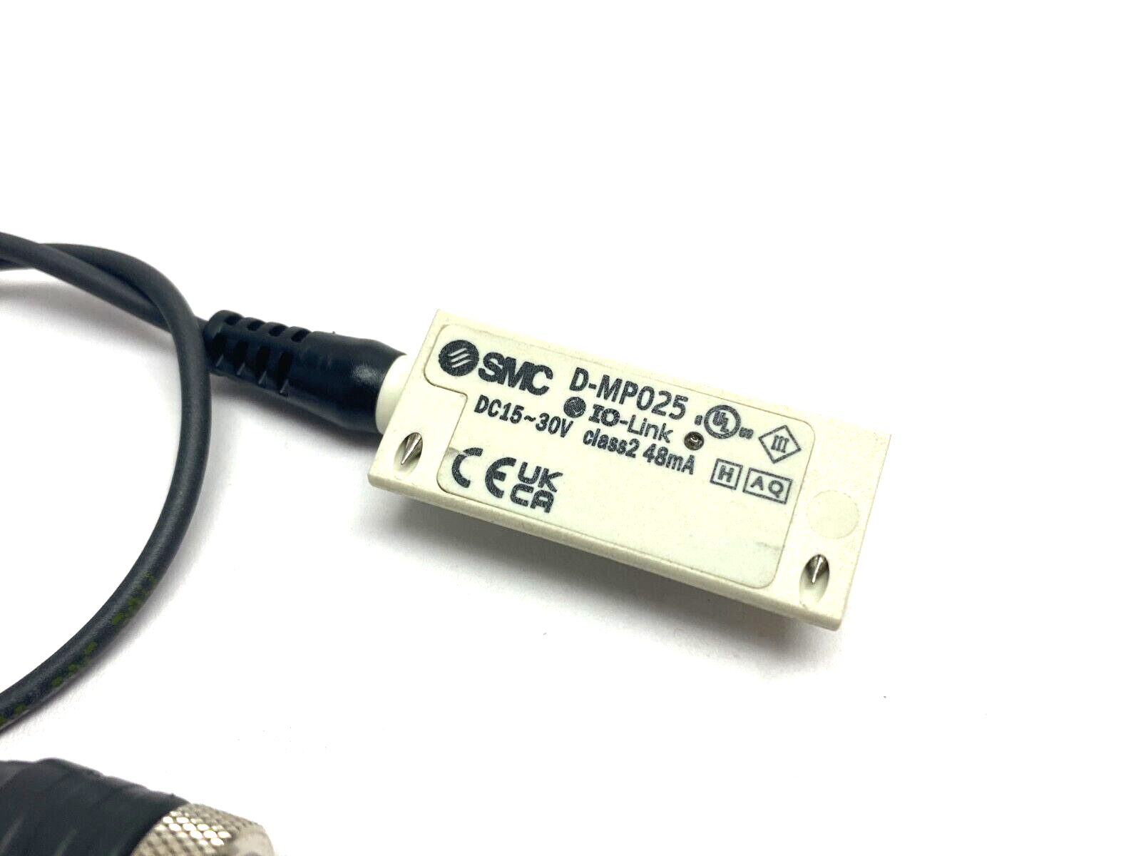 SMC D-MP025 IO-Link Actuator Position Sensor, 25mm ± 1mm Range, 15~30VDC - Maverick Industrial Sales