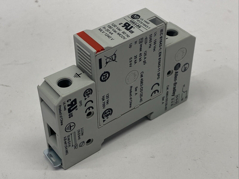 Allen Bradley 4983-DS120-401 Ser A Surge Arrestor / Suppressor