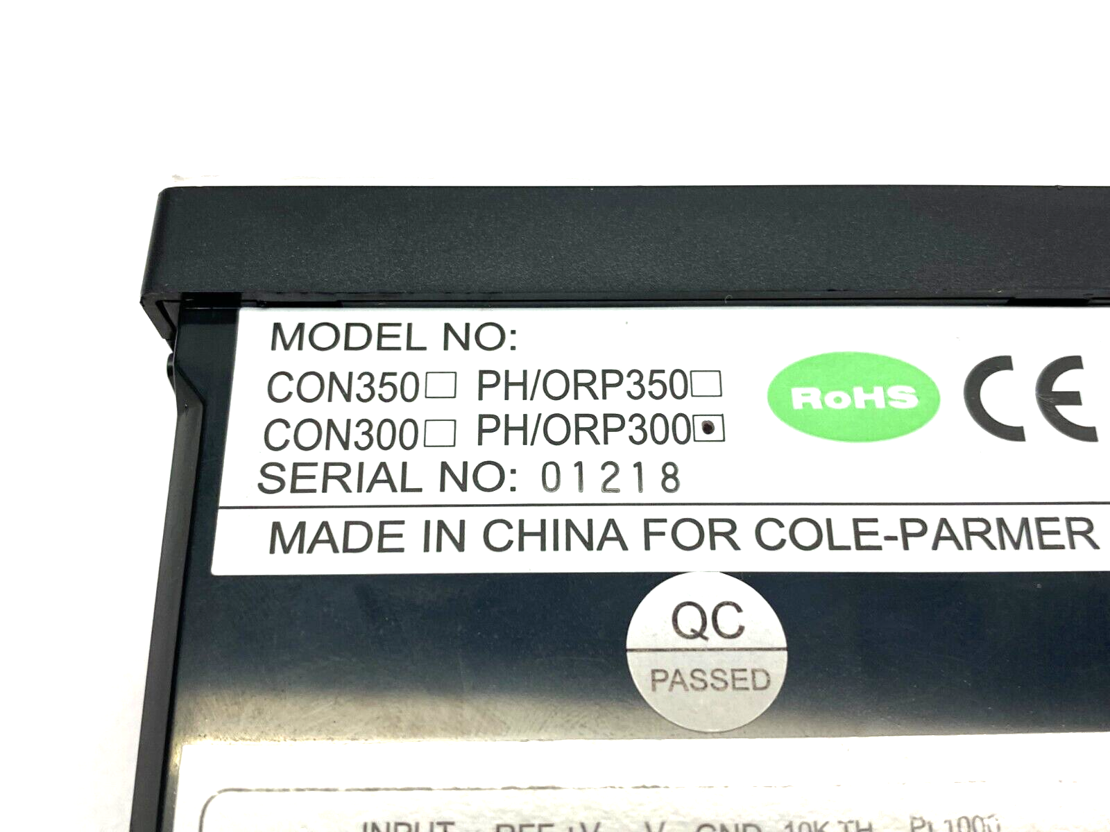 Cole Parmer PH/ORP300 Temperature DIN Controller 1/8" DIN 2 SPDT Relays - Maverick Industrial Sales