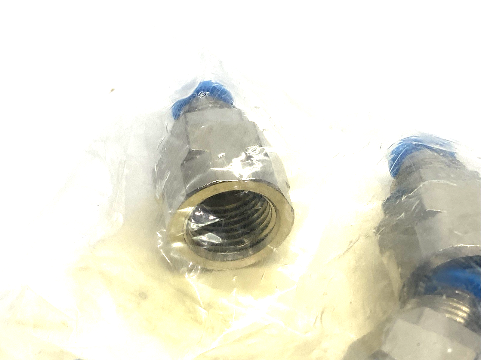 Festo QSSF-1/4-4-B Bulkhead Push-In Fitting 4mm Tube O.D. x G 1/4" 190655 5-PACK - Maverick Industrial Sales