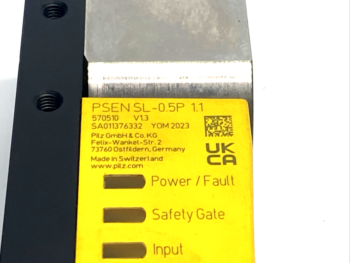 PSEN sl-0.5p 1.1 / PSEN sl-0.5 | Pilz PSEN SL-0.5p 1.1 / PSEN sl-0.5 Safety Locking Device 570500, 570510, 570520 - Used - Maverick Industrial Sales