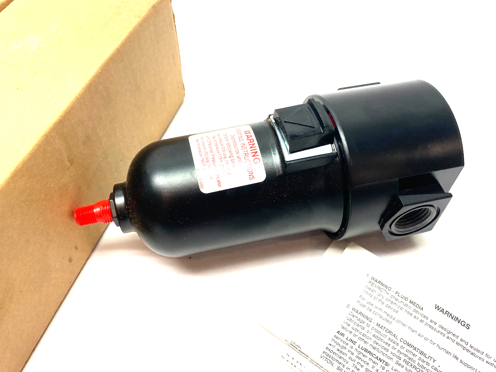 Mannesmann Rexroth PF-007812-00010 Modular Pneumatic Filter - Maverick Industrial Sales