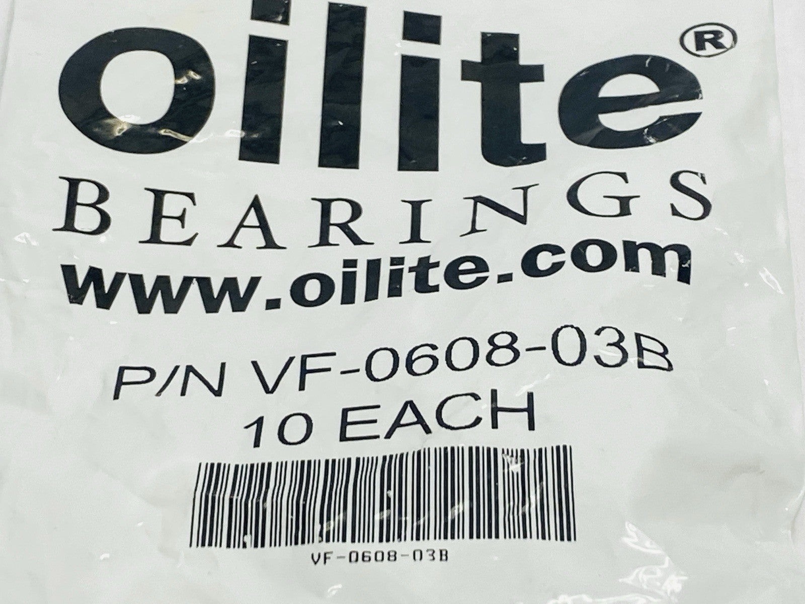 Oilite VF-0608-03B Polymer PTFE Flange PKG OF 10 - Maverick Industrial Sales