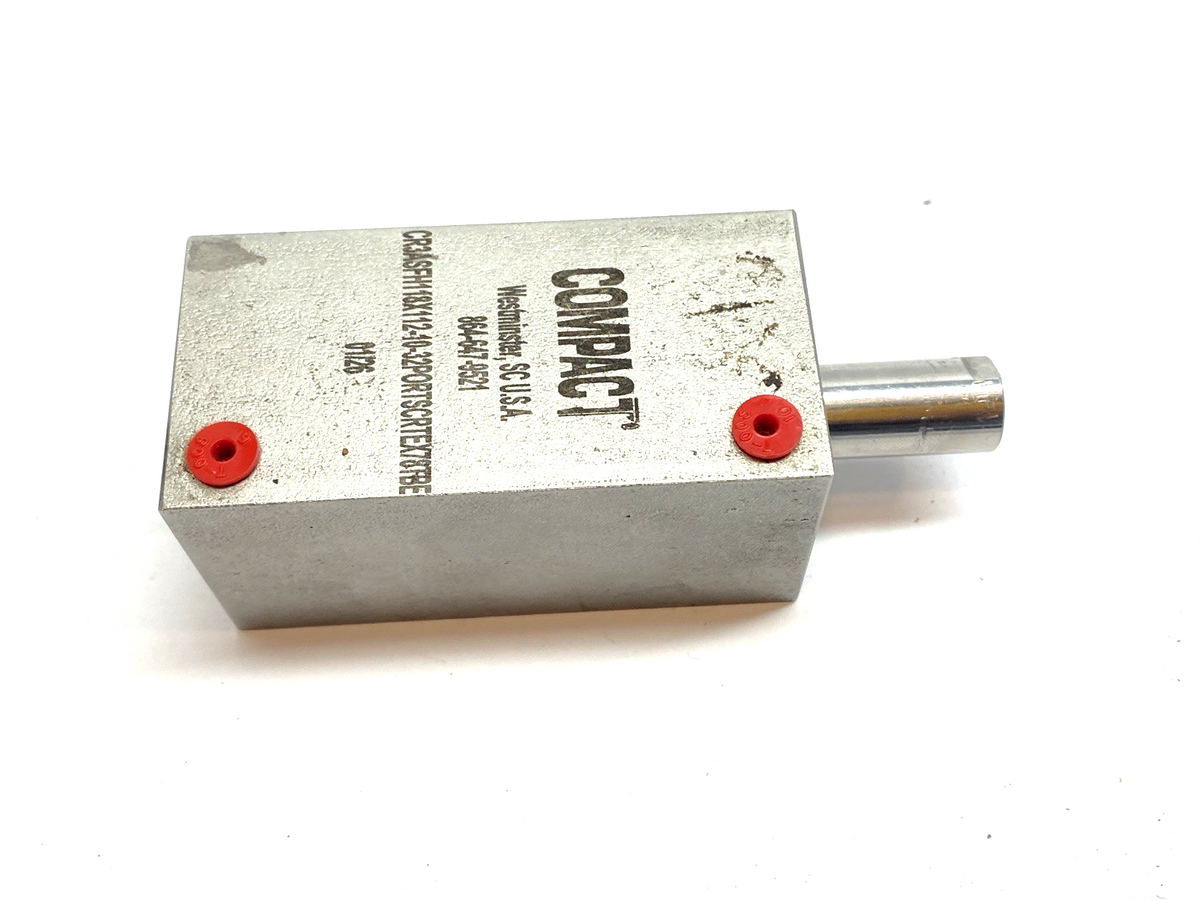 Compact CR3ASFH118X112-10-32PORTSCRTEX78TBE Cylinder 1-1/8" Bore 1-1/2" Stroke - Maverick Industrial Sales