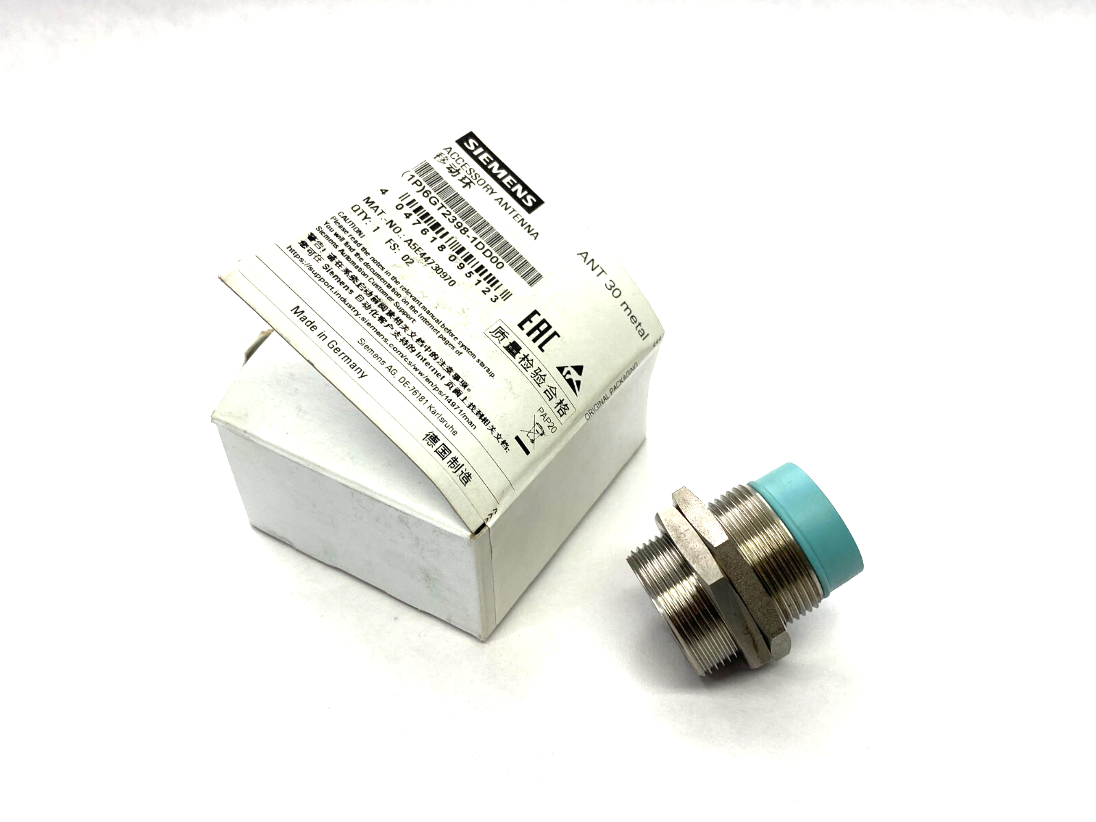 Siemens 6GT2398-1DD00 SIMATIC ANT 30 Metal Accessory Antenna RF300/RF200 - Maverick Industrial Sales
