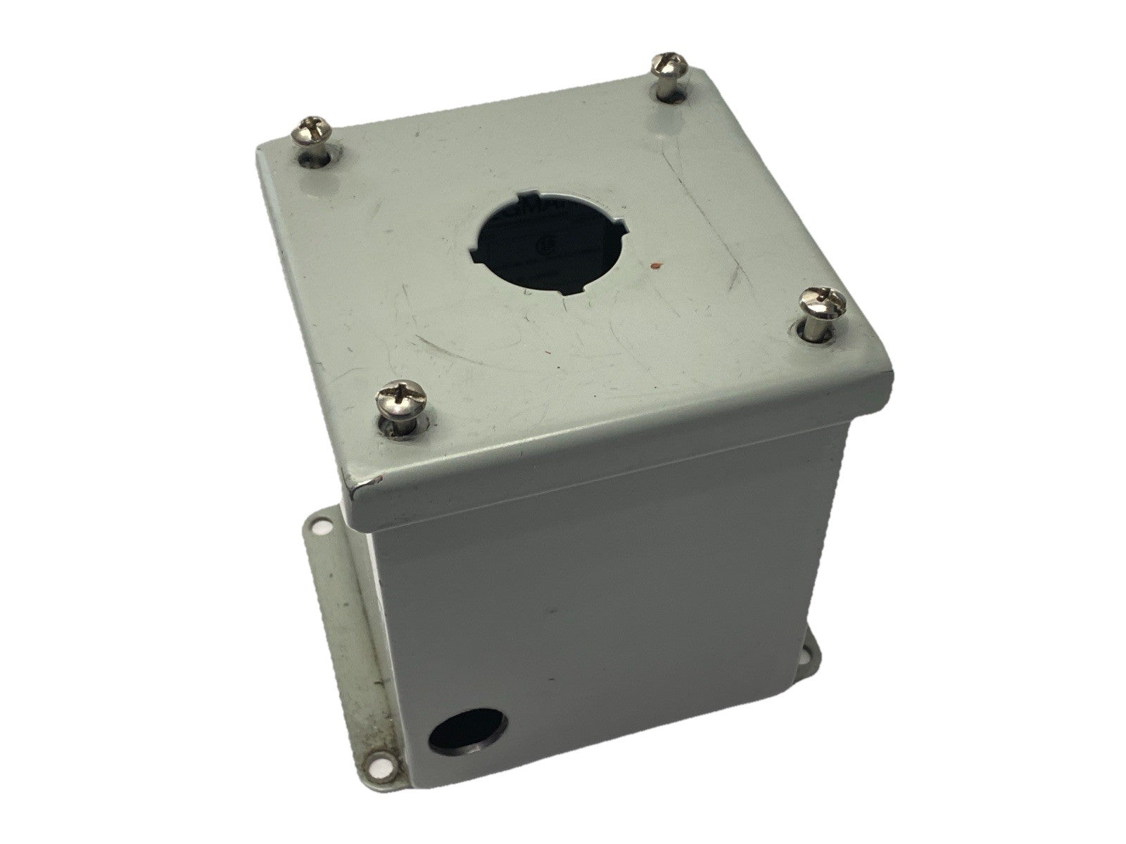 Wiegmann PBXD1 1-Hole Pushbutton Enclosure 30mm 4" x 4" x 5" - Maverick Industrial Sales