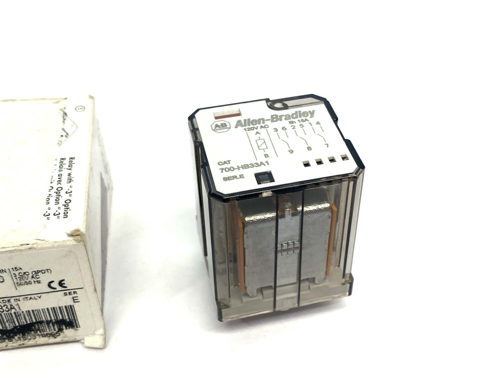 Allen Bradley 700-HB33A1 Ser. E General Purpose Relay, Blade Base - Maverick Industrial Sales