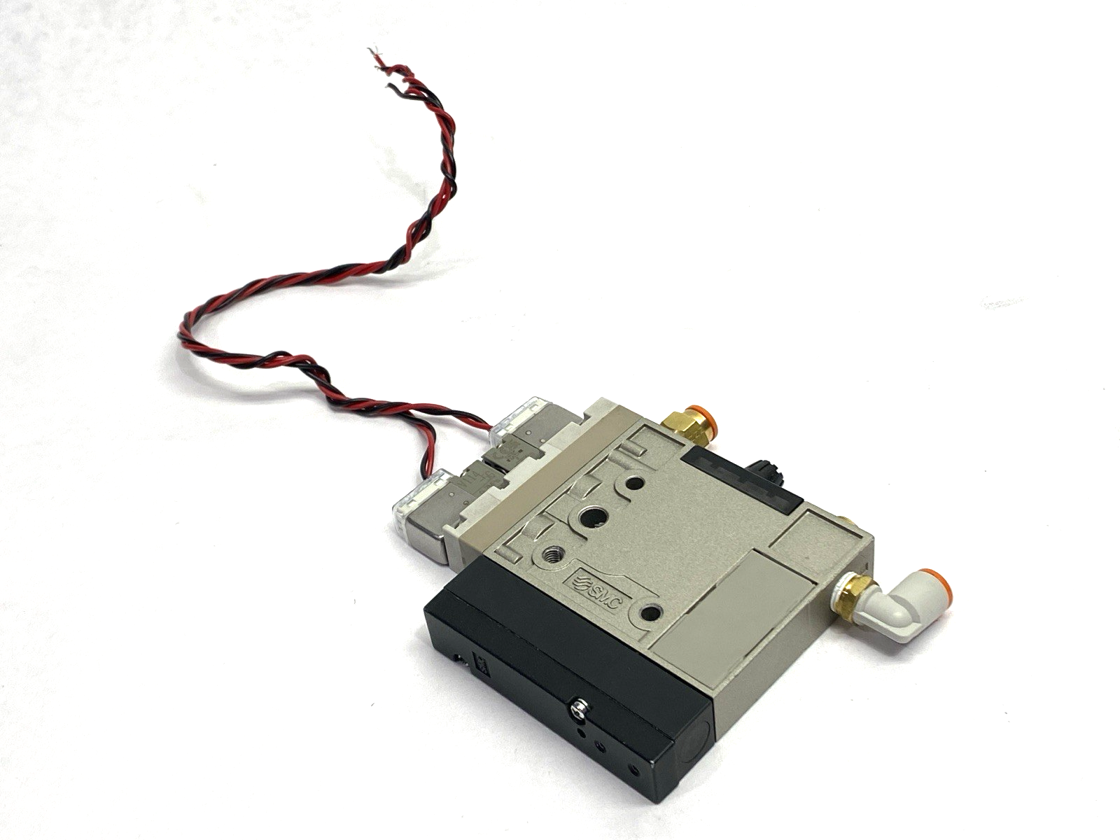 SMC ZM131HT-K5L-E55L Vacuum Generator Nozzle 24VDC w/ 2x V114-5G Solenoid Valves - Maverick Industrial Sales