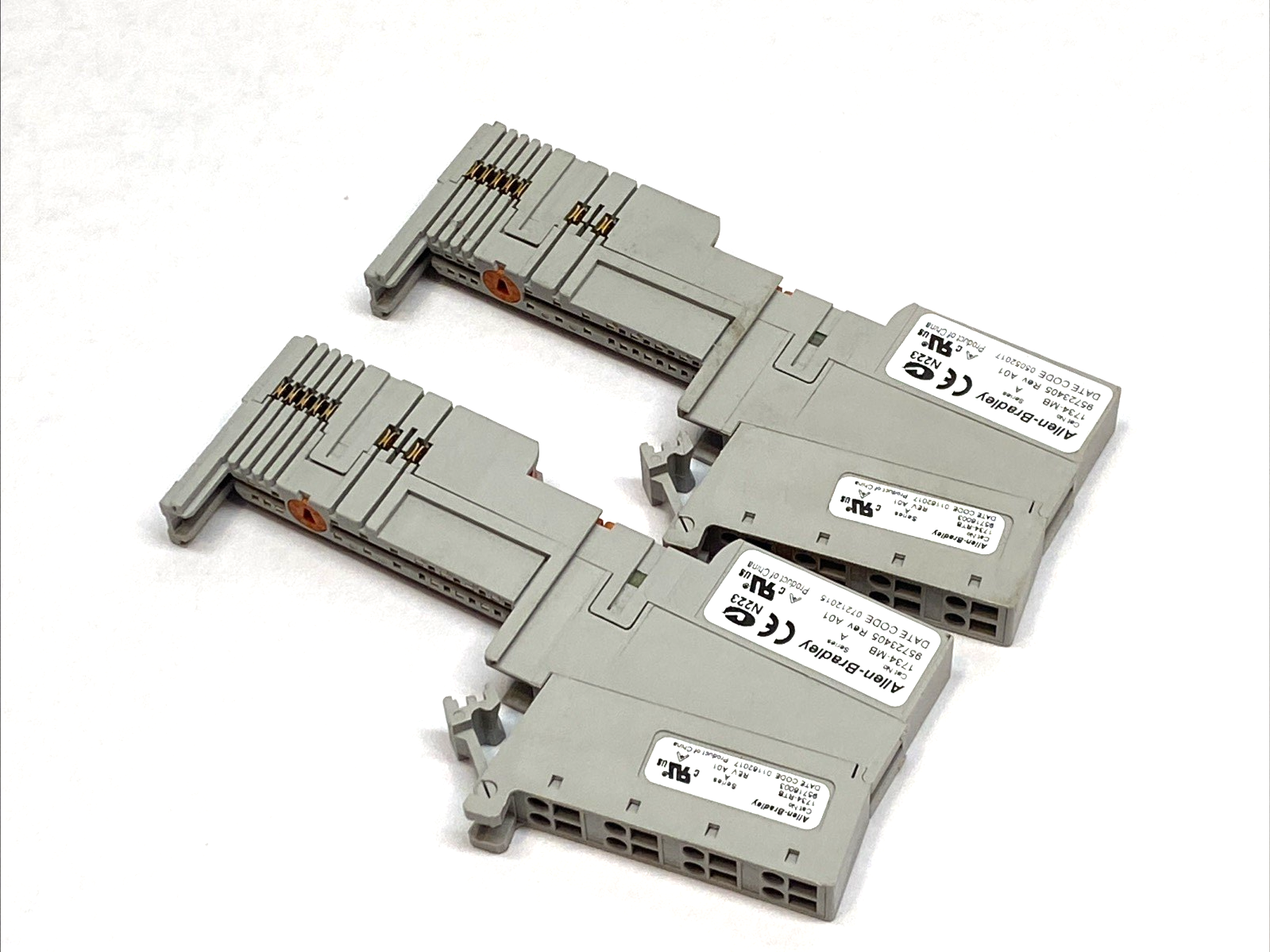 1734-RTB | Allen-Bradley POINT I/O Base w/ 8-Point Terminal Block 1734-MB LOT OF 2 - Used - Maverick Industrial Sales