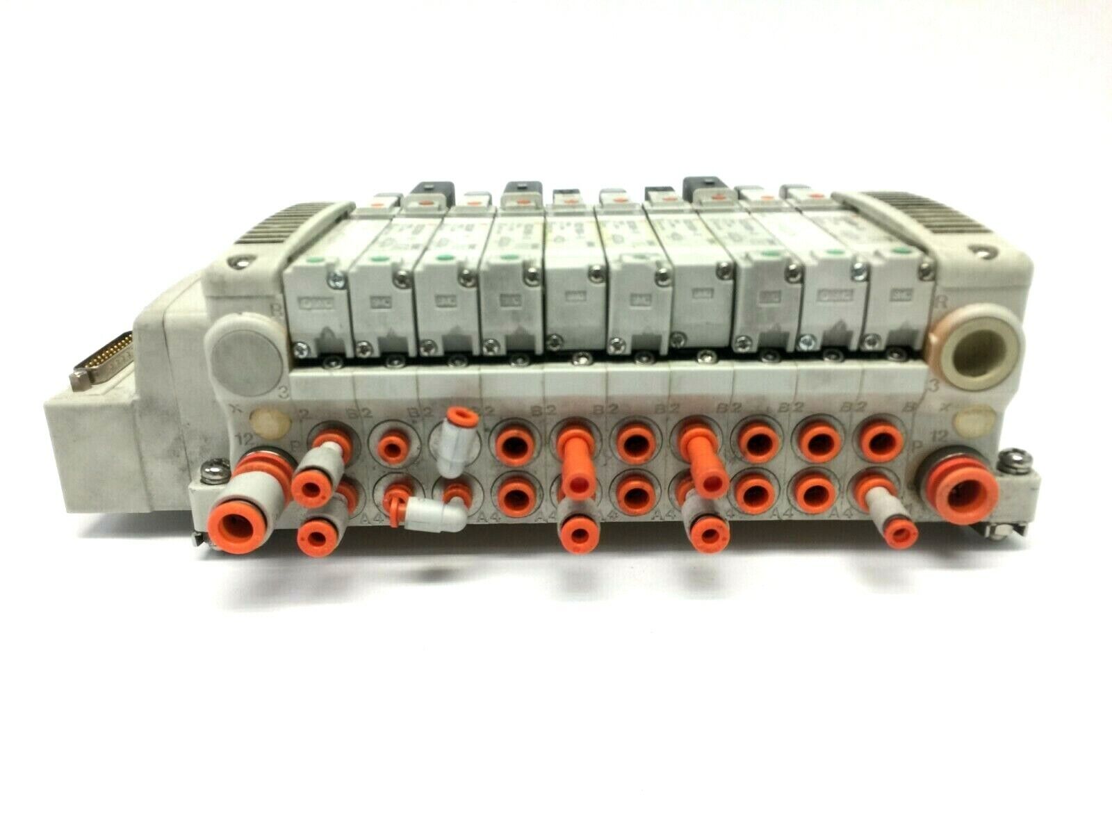 SMC VV5QC21-10N7FD0 Plug-In Manifold w/ Solenoids - Maverick Industrial Sales
