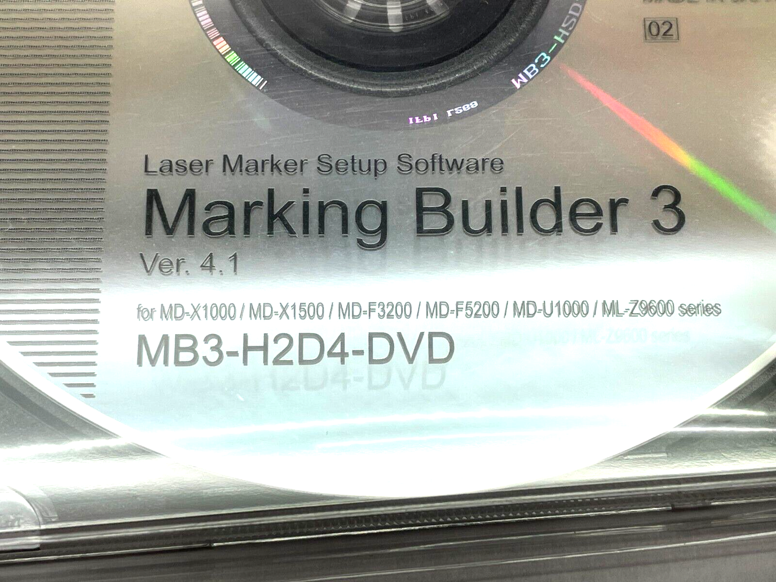 Keyence MB3-H2D4-DVD Marking Builder 3 Software Ver. 4.1
