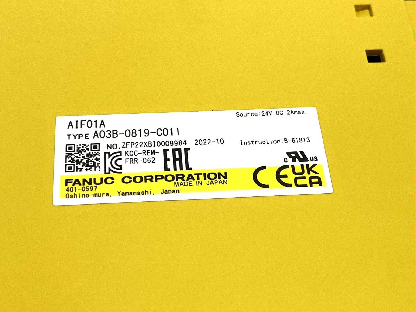 Fanuc A03B-0819-C011 Interface Module AIF01A - Maverick Industrial Sales