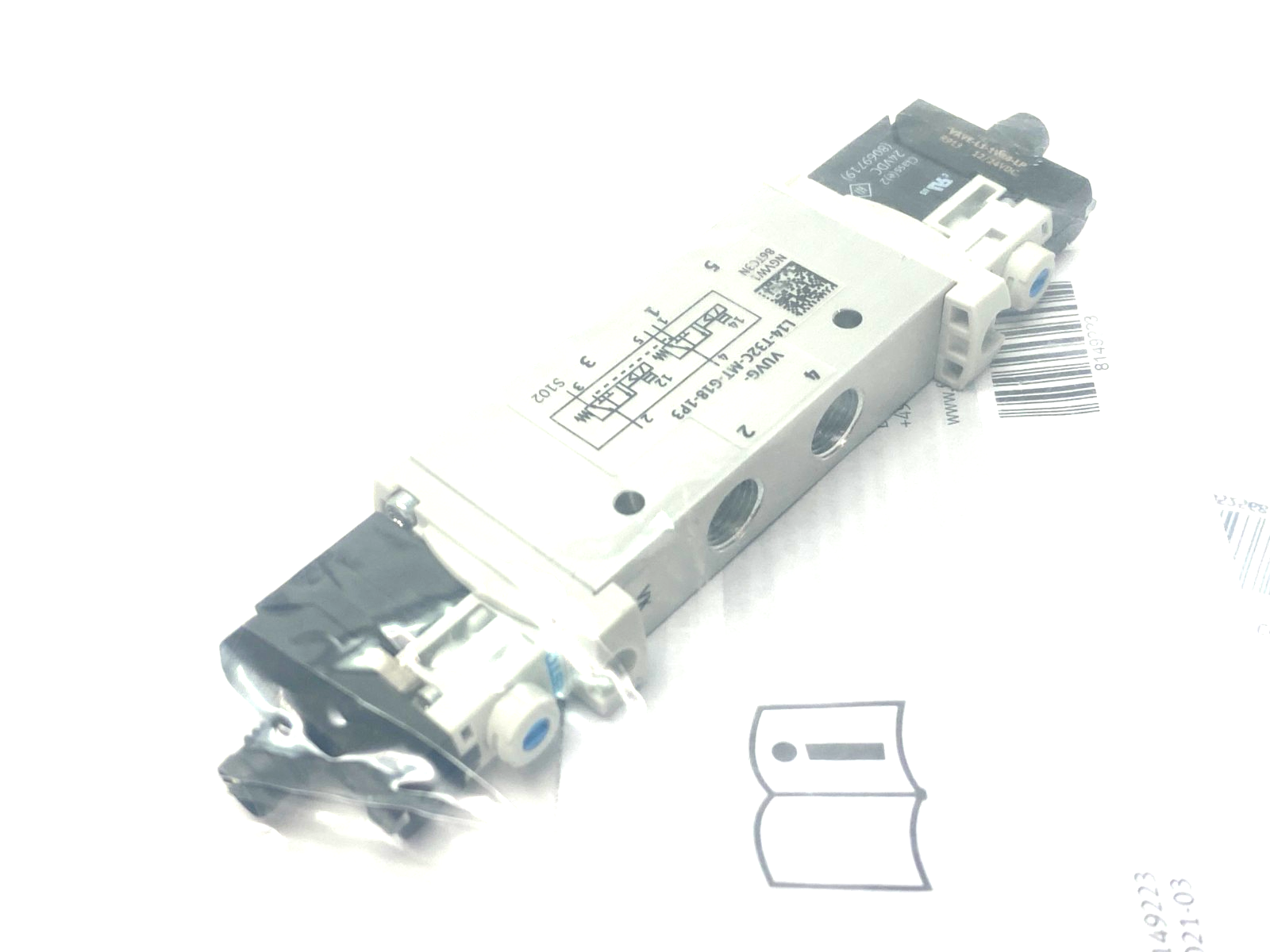 Festo VUVG-L14-T32C-MT-G18-1R8L Solenoid Valve 2x3/2-Way, Monostable 8031504 - Maverick Industrial Sales