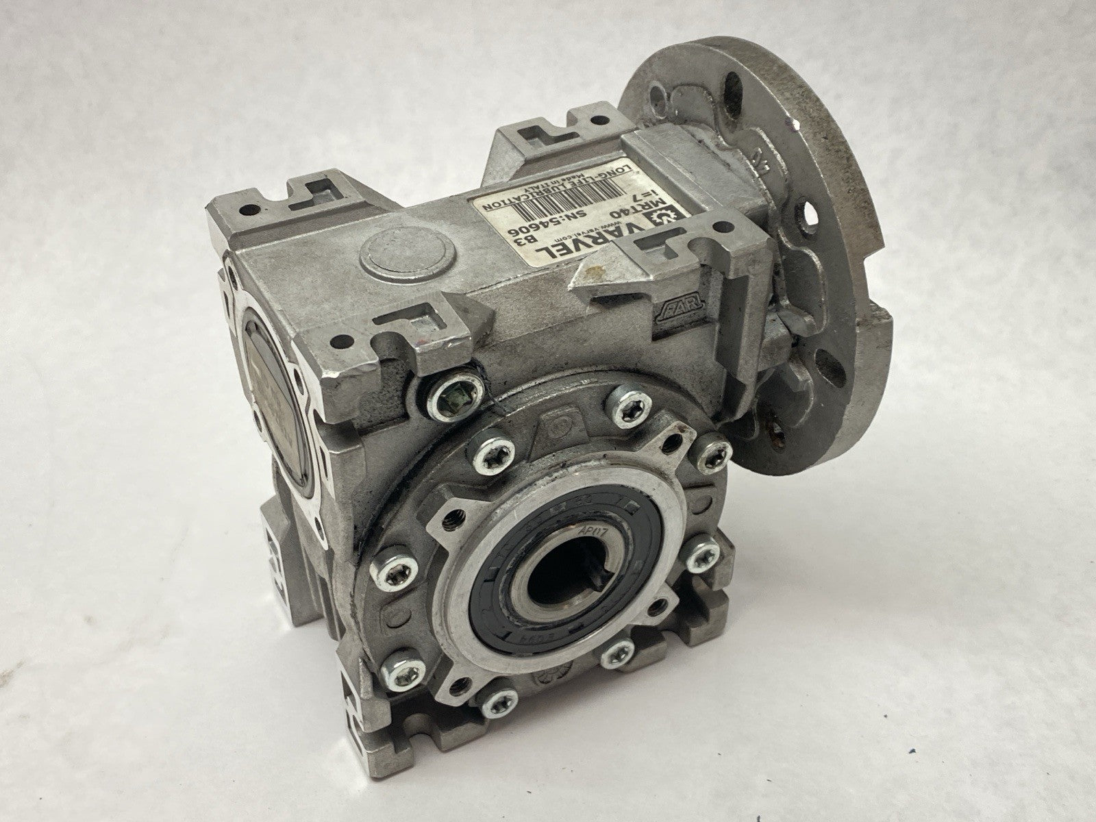 Varvel MRT40 B3 RT Series Right Angle Worm Gear Reducer 7:1 - Maverick Industrial Sales