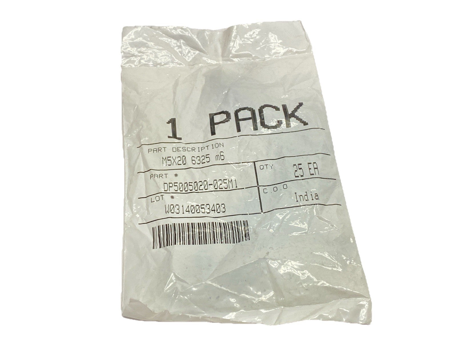 DP5005020-025M1 | Dowel Pins M5x20 6325 m6 LOT OF 25 - New - Maverick Industrial Sales