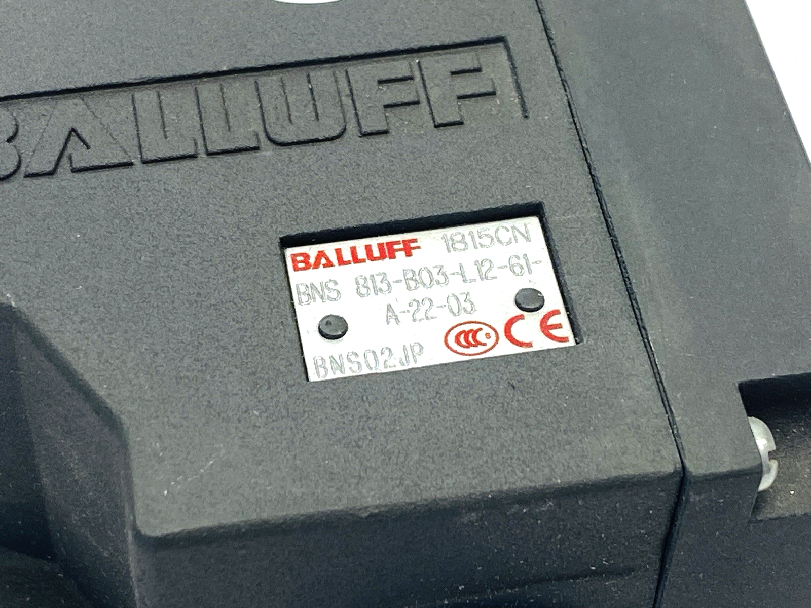 BNS 813-B03-L12-61-A-22-03,BNS02JP | Balluff BNS 813-B03-L12-61-A-22-03 Mech. Multi-Position Limit Switch BNS02JP - New – Open box - Maverick Industrial Sales