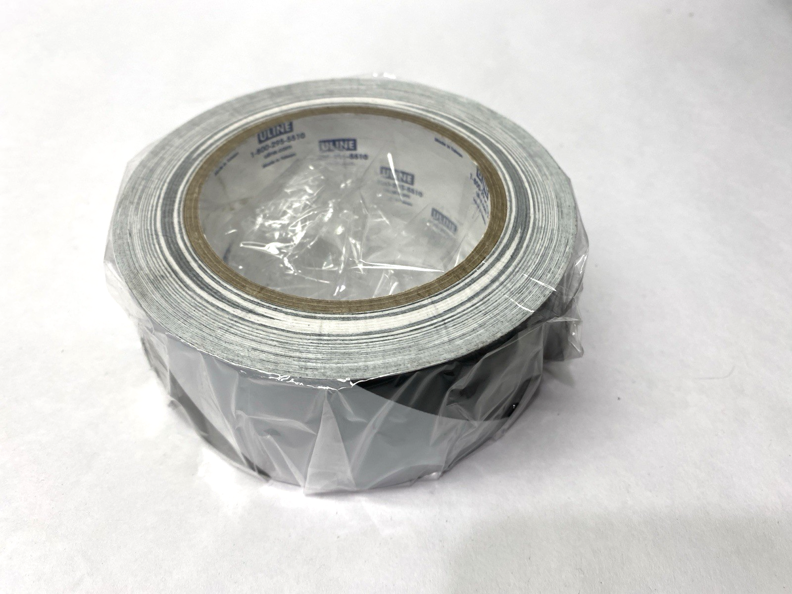 Uline S-13512 Industrial Vinyl Safety Tape White/Black 2" x 36 yds LOT OF 5 - Maverick Industrial Sales