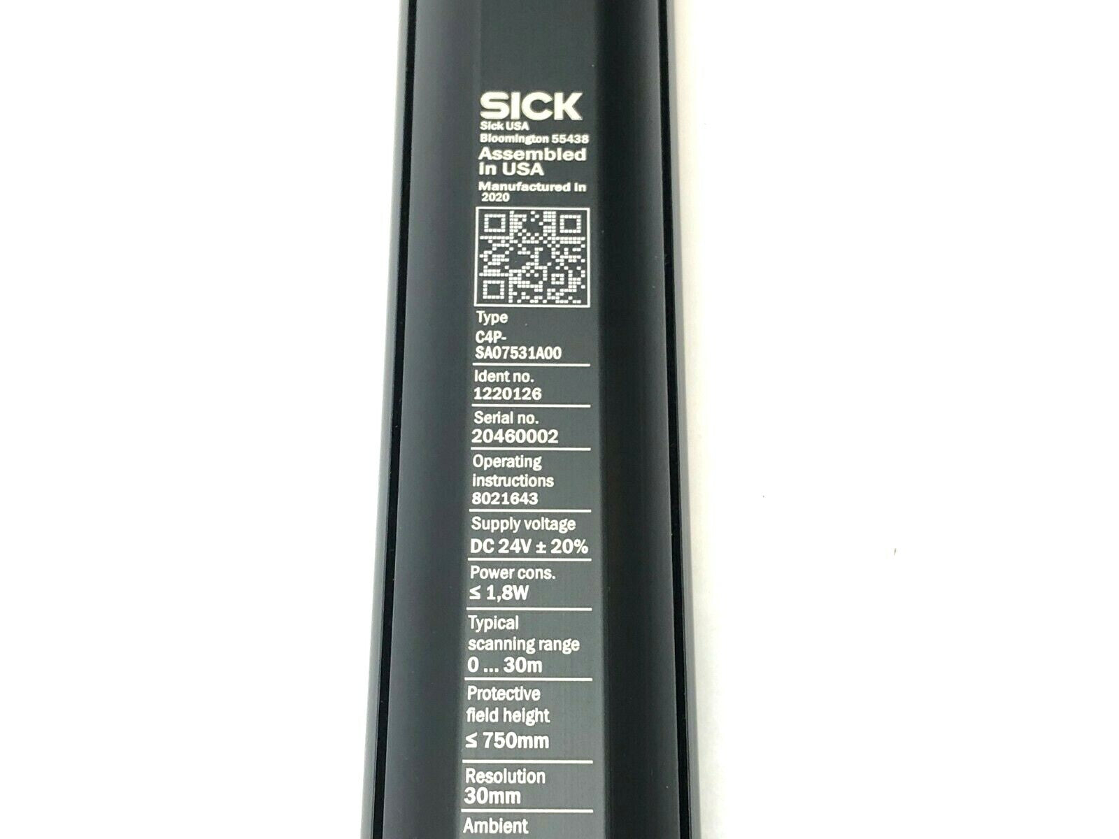 SICK C4P-SA07531A00 Safety Light Curtain Emitter 1220126 - Maverick Industrial Sales