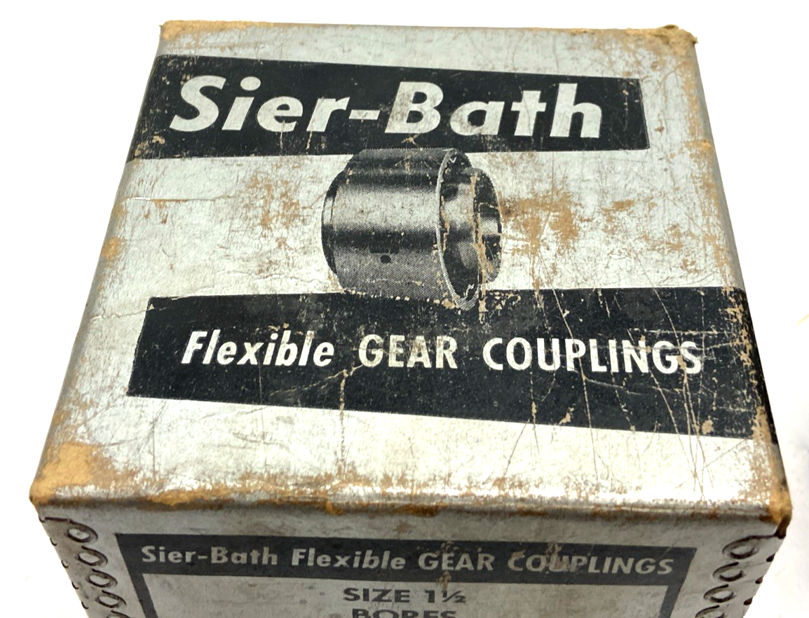 Sier-Bath Size 1-1/2 Flexible Gear Coupling - Maverick Industrial Sales
