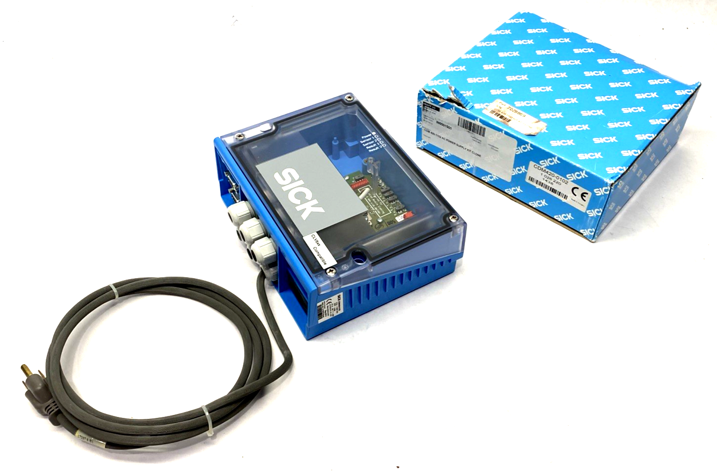 Sick CDM420-0102 CDM Junction Box/Power Supply CLV6xx, DB15 DB9, 1026220 - Maverick Industrial Sales
