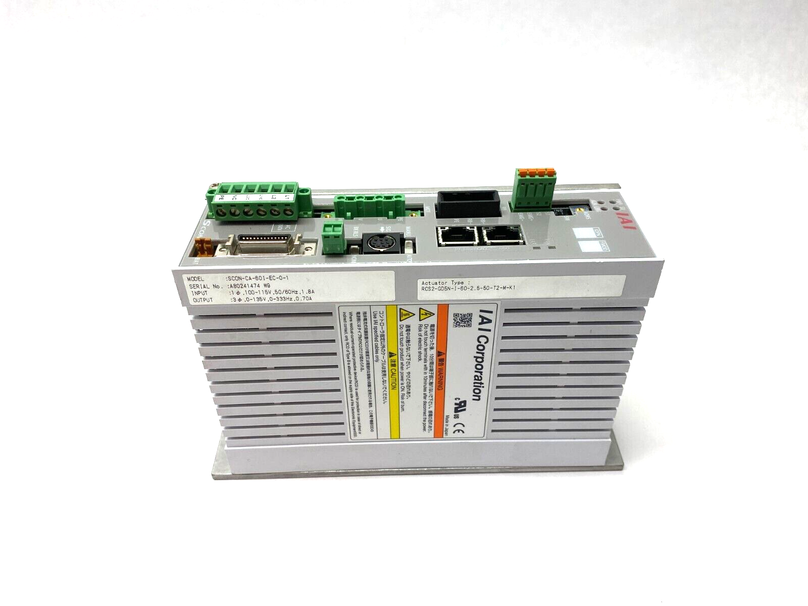 IAI SCON-CA-60I-EC-0-1 Actuator Logic Controller 100-115V, 1.8A Input - Maverick Industrial Sales