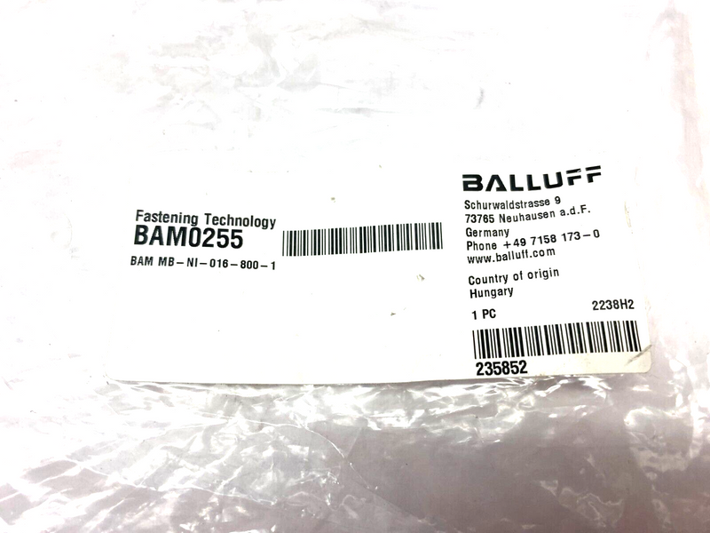 Balluff BAM0255 Mounting Bracket For Smartlight Tower BAM MB-NI-016-800-1 - Maverick Industrial Sales