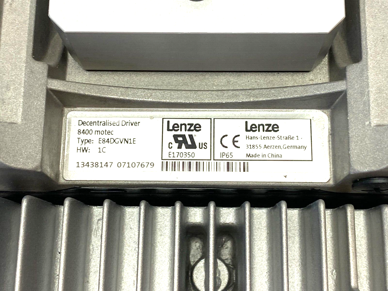 Lenze E84DGDVB55142PS Frequency Inverter Decentralized Drive 8400 motec - Maverick Industrial Sales