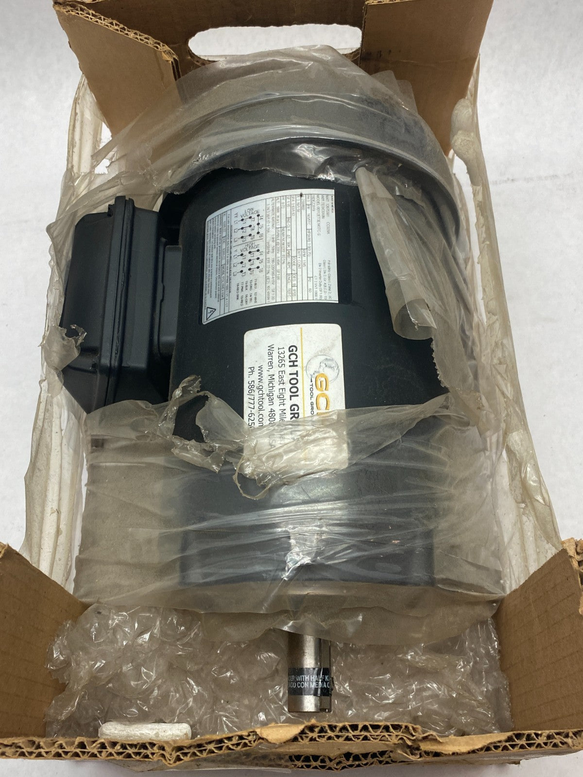 Weg W01.TE0IC0X0N Electric Motor 3-Phase 143/5TC Frame 1145rpm 00112ET3E145TC-S - Maverick Industrial Sales
