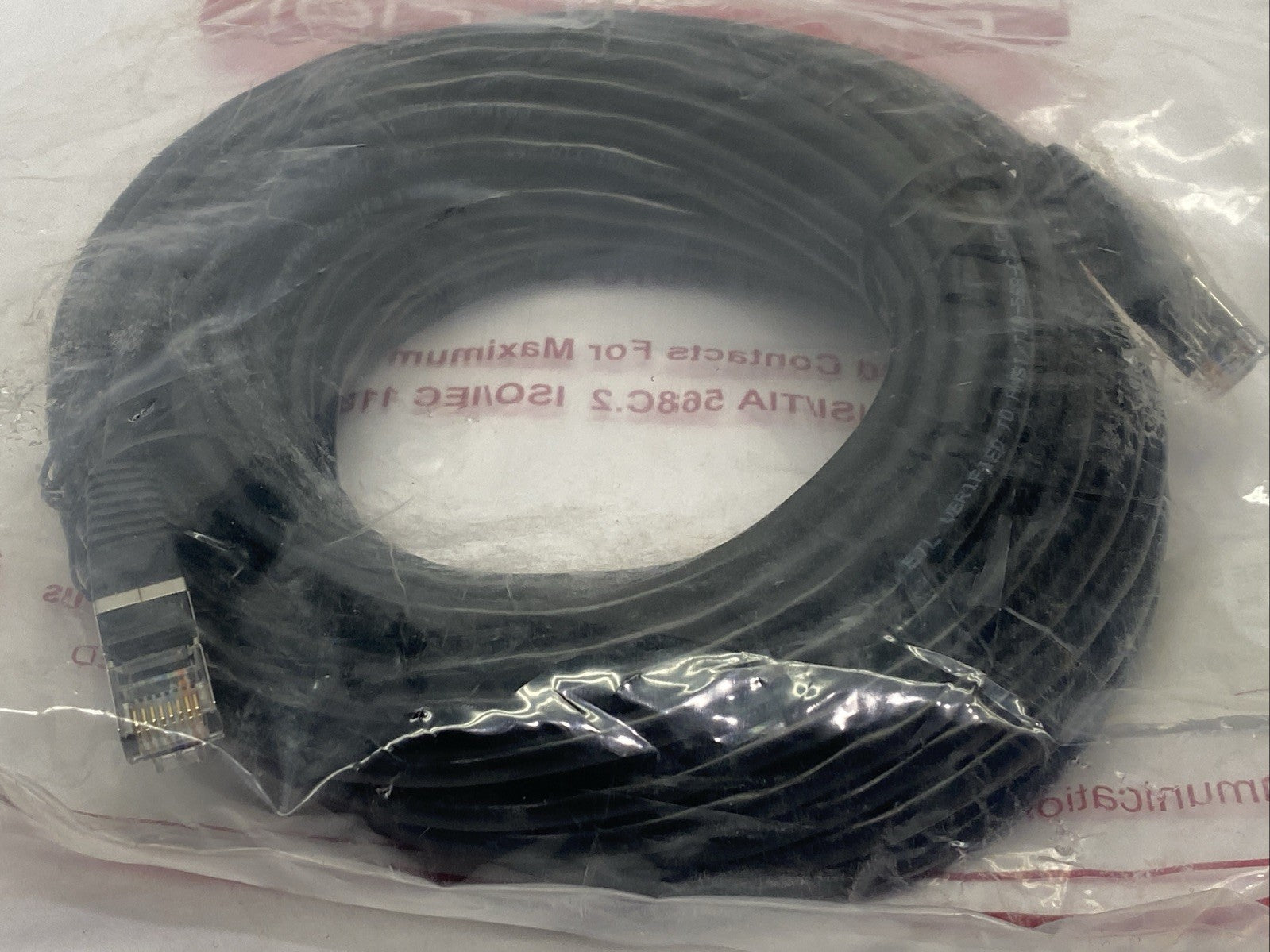 PC5PS-2380-50BK CAT5E Shielded Patch Cord 50ft - Maverick Industrial Sales