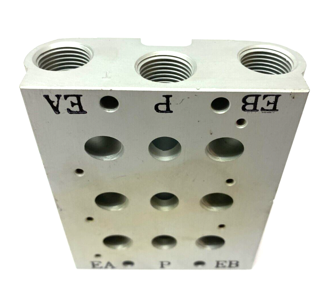 SMC NVV5FS2-20-031-03T Pneumatic Manifold 3-Port 3-Station - Maverick Industrial Sales