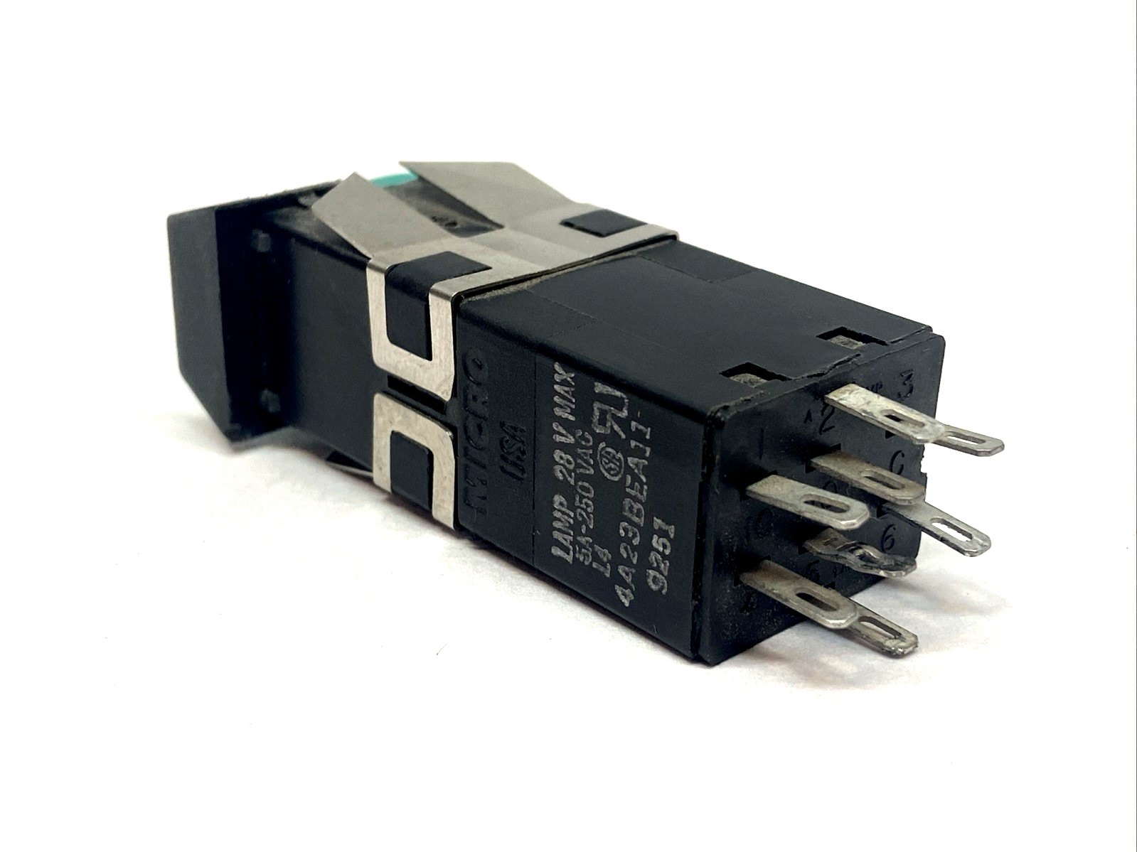 4A23BEA11 | Honeywell Micro Control Green Operate Pushbutton Switch - Used - Maverick Industrial Sales