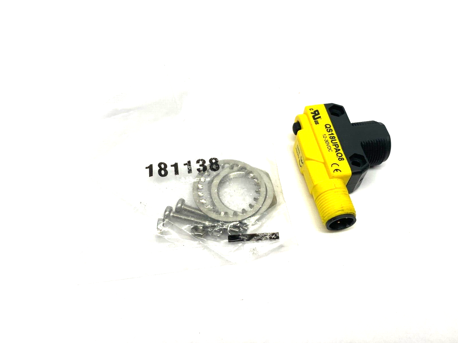 Banner QS18UPAQ8 Compact High Speed Ultrasonic Sensor M12, 4-Pin, 12-30VDC 73156 - Maverick Industrial Sales