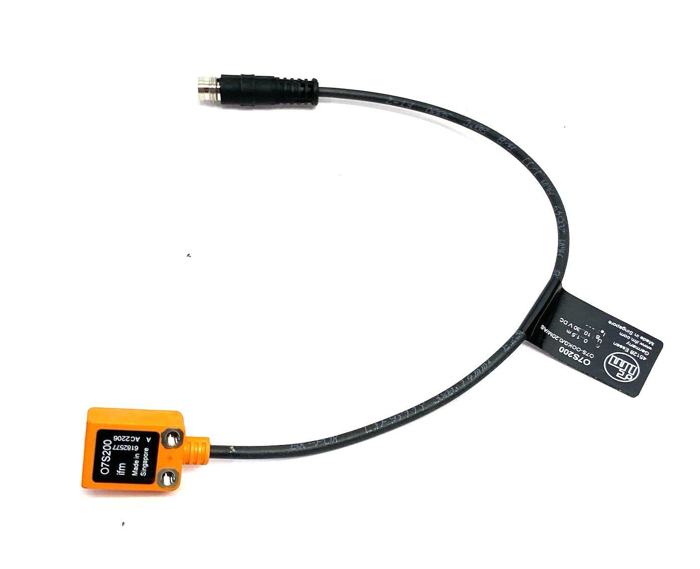 O7S-OOKG/0,20M/AS | Ifm Through-Beam Sensor Transmitter, Red Light, O7S200 - New Other - Maverick Industrial Sales
