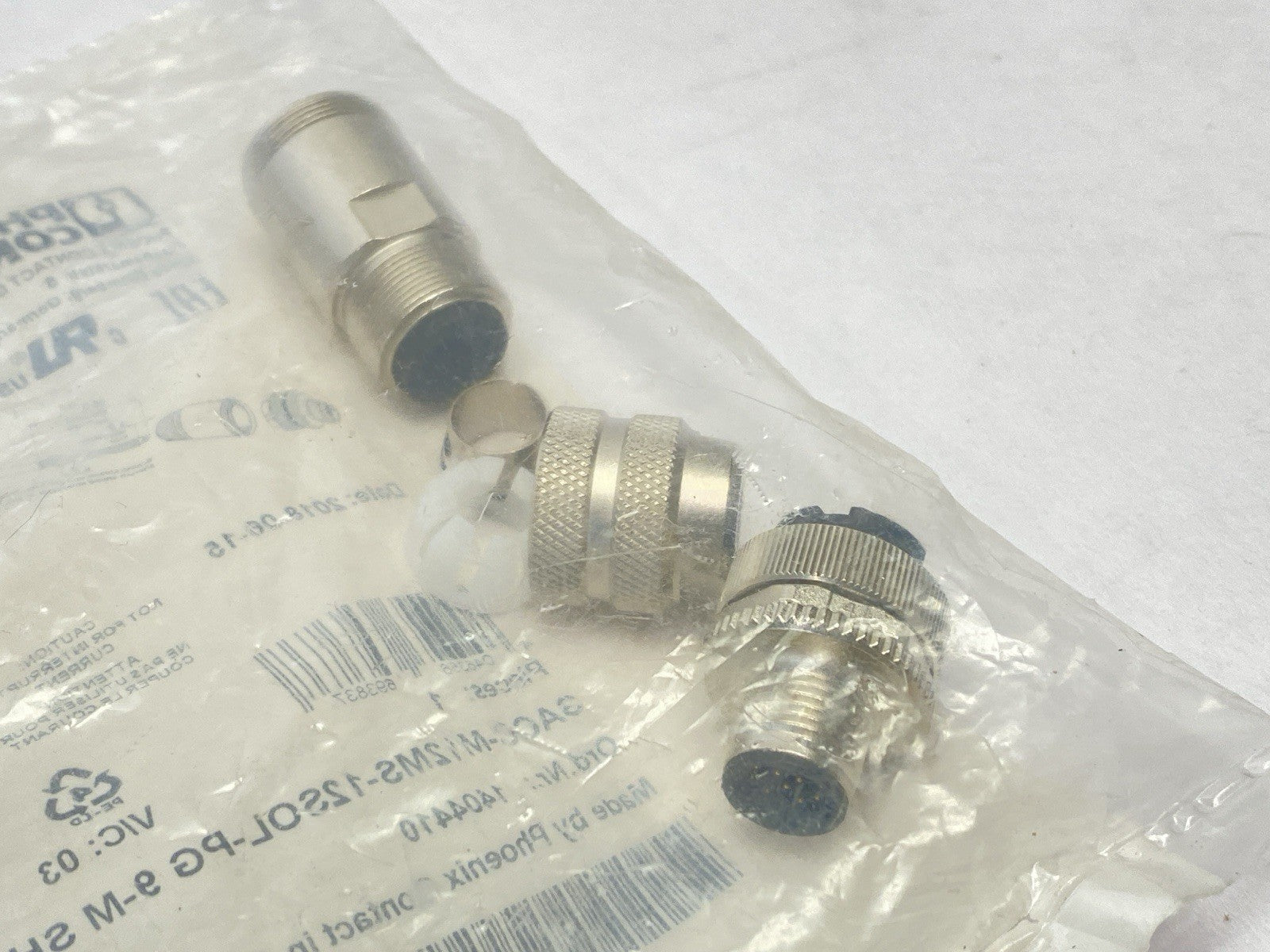 Phoenix Contact SACC-M12MS-12SOL-PG 9-M SH Connector M12 12-Pin A-Code 1404410 - Maverick Industrial Sales