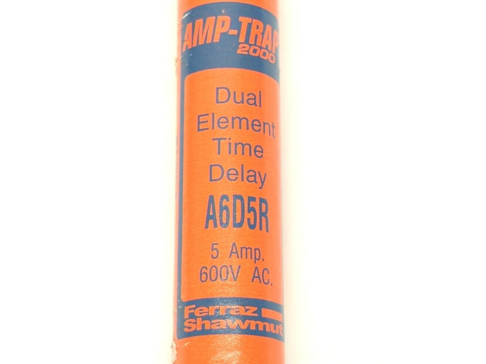Ferraz Shawmut A6D5R Amp-Trap 2000 Time-Delay Fuse 600V AC/DC 5A LOT OF 3 - Maverick Industrial Sales