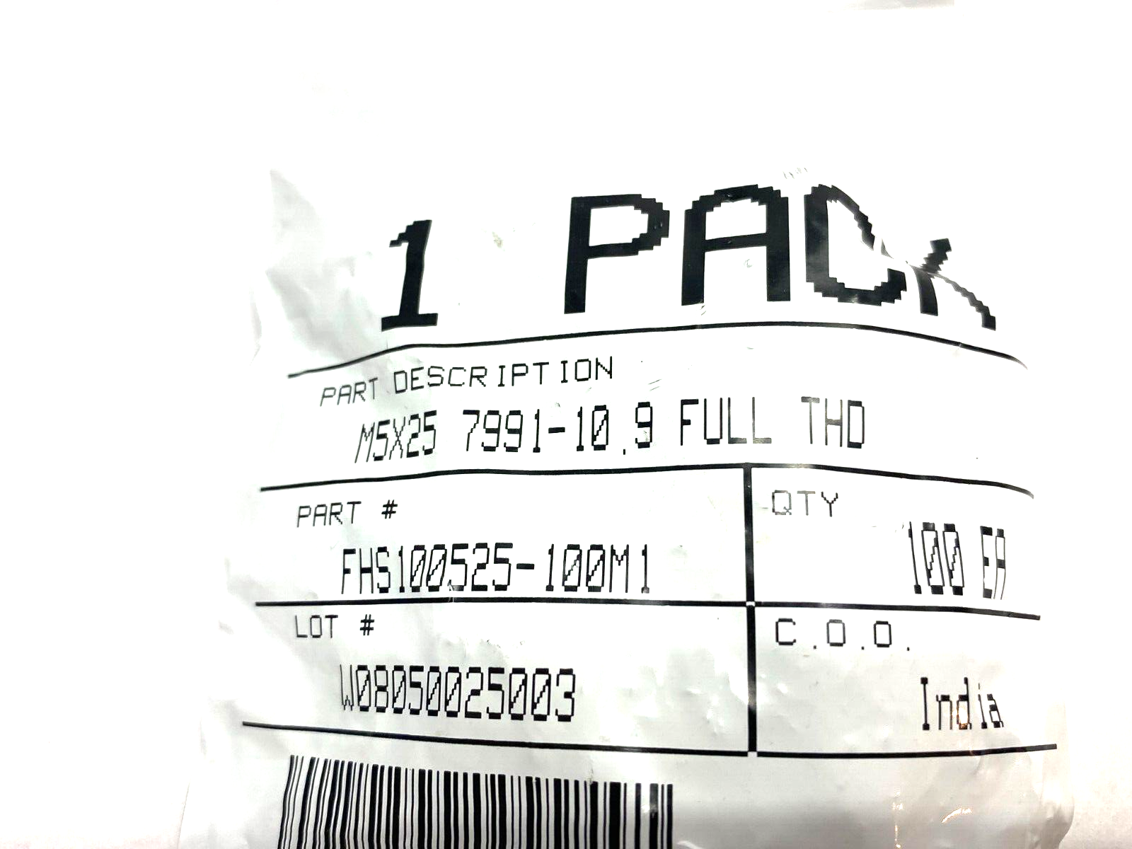 91294A216 Flat-Head Hex Drive Socket Cap Screw M5 x 0.8mm Thread PKG OF 100 - Maverick Industrial Sales