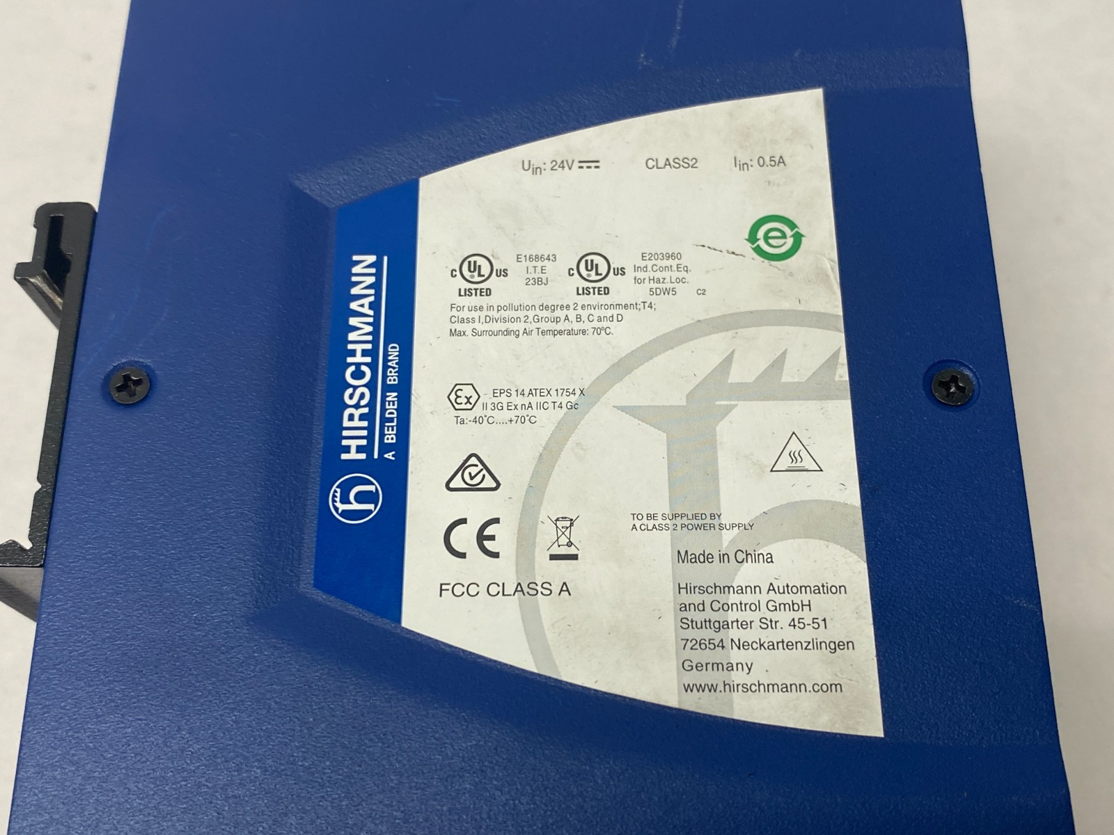 Hirschmann SPIDER II 16TX EEC Industrial Ethernet Rail Switch - Maverick Industrial Sales