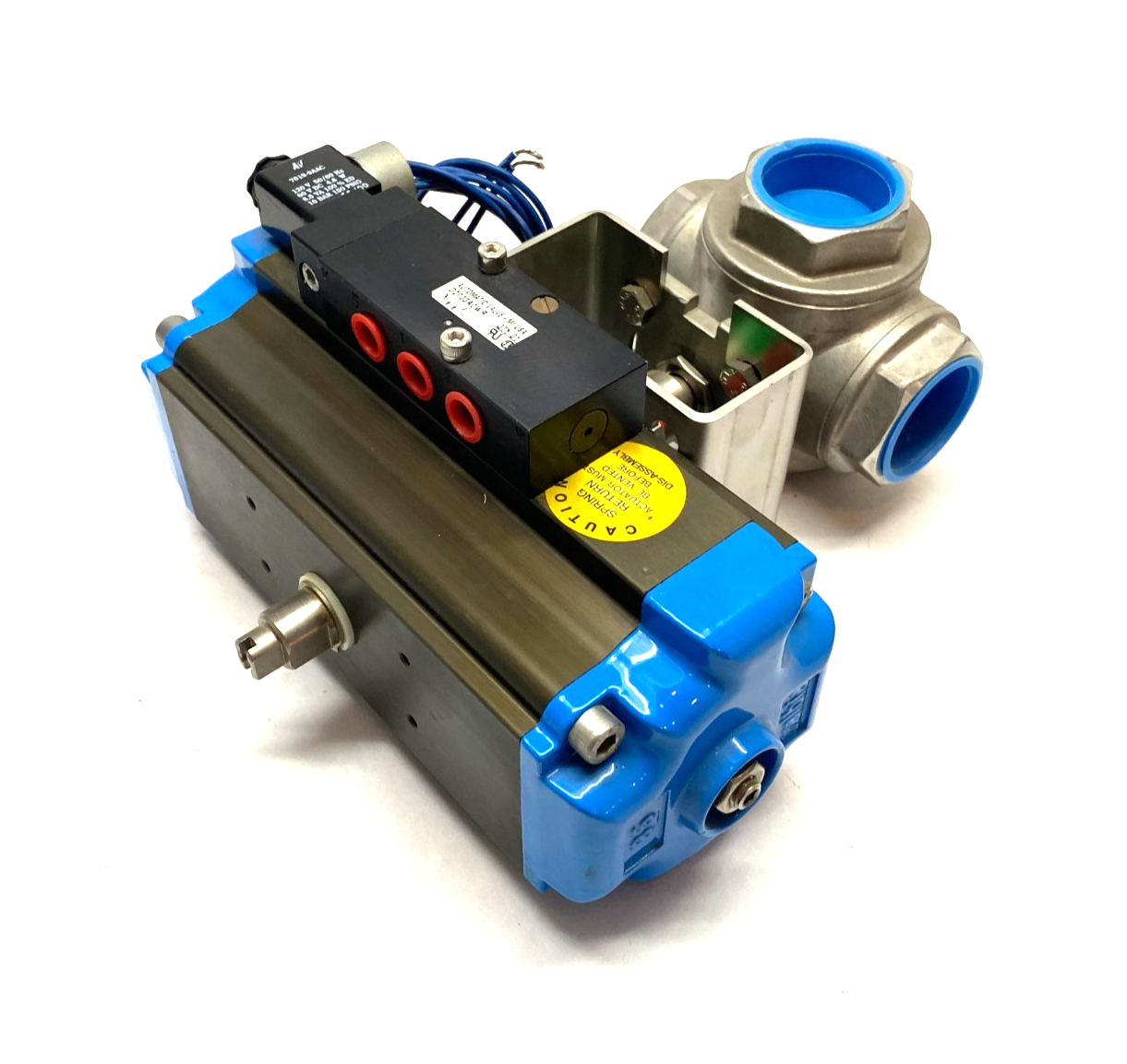 Marwin UT Series Pneumatic Ball Valve Actuator Assembly, 1-1/2", 3-Way - Maverick Industrial Sales