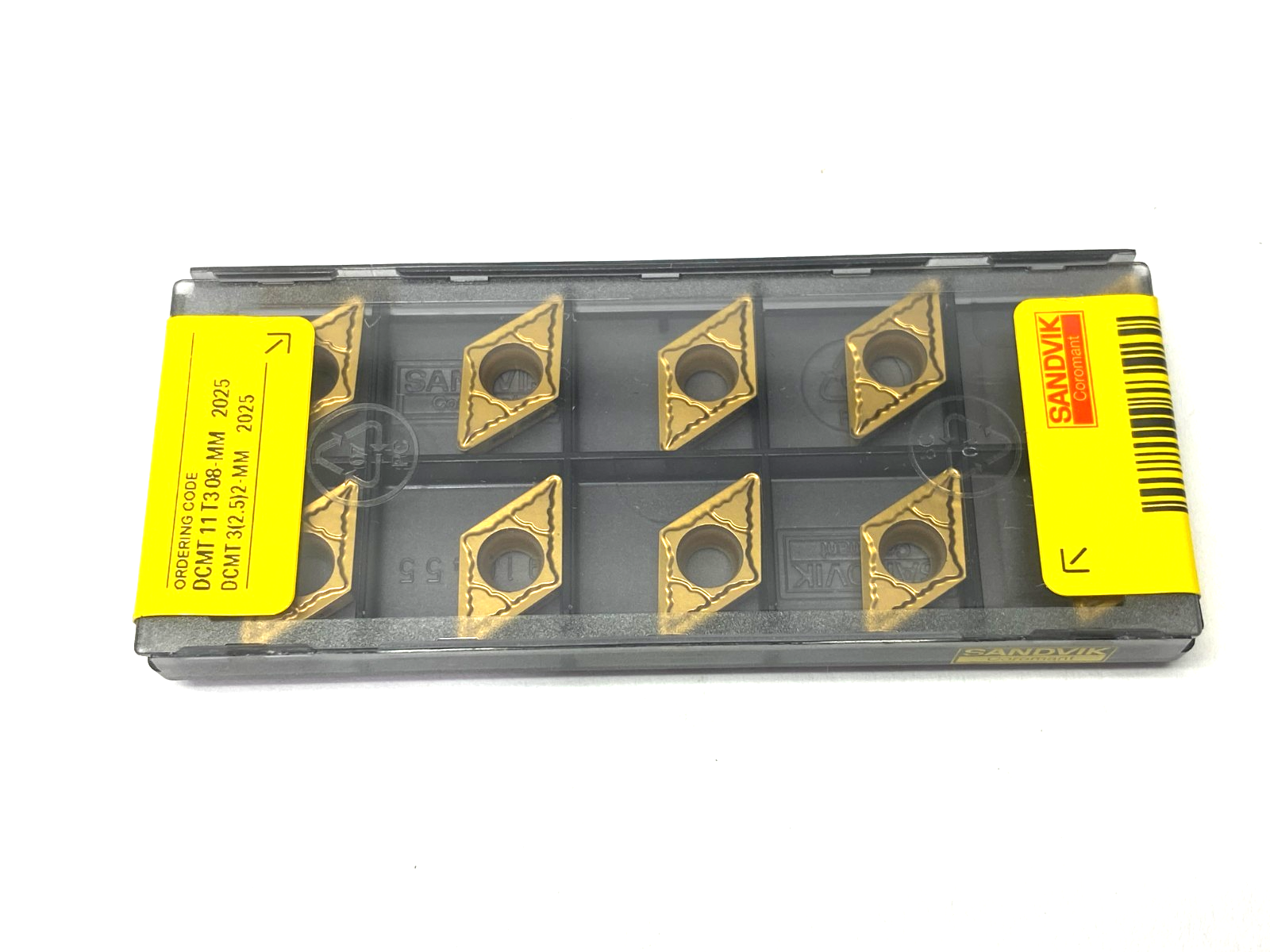 DCMT 11 T3 08-MM 2025 | Sandvik Coromant CoroTurn® 107 Turning Insert 5730512 - New - Maverick Industrial Sales