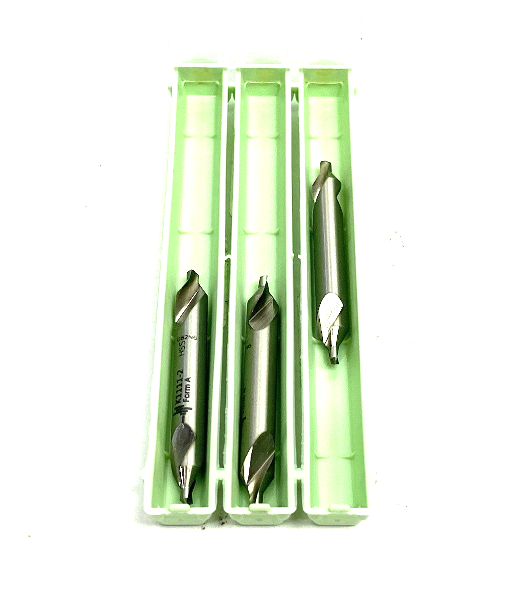 K1111-2 | Walter Titex HSS Centre Drill 2mm Edge Dia. 40mm Length 5mm Mounting 3PK - New Other - Maverick Industrial Sales