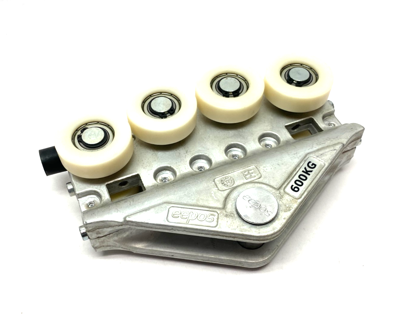 eepos 0021024 Aluminum Gab Trolley Hinge Roller AL 600/600 600kg Capacity - New – Open box - Maverick Industrial Sales