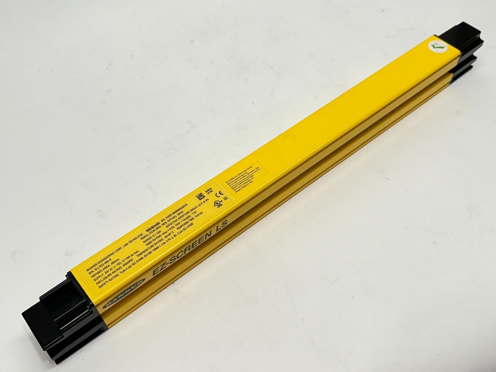 Banner SLLR23-490-S LS-S Series Type 4 Safety Light Curtain Receiver 808954 - Maverick Industrial Sales