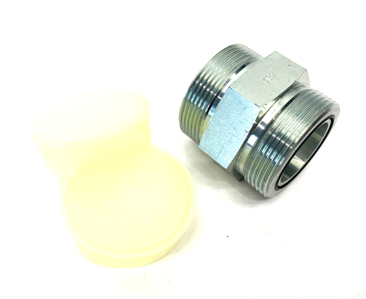 Parker 24 HLO-S Seal-Lok O-Ring Face Seal Adapter Fitting 1-1/2" - Maverick Industrial Sales