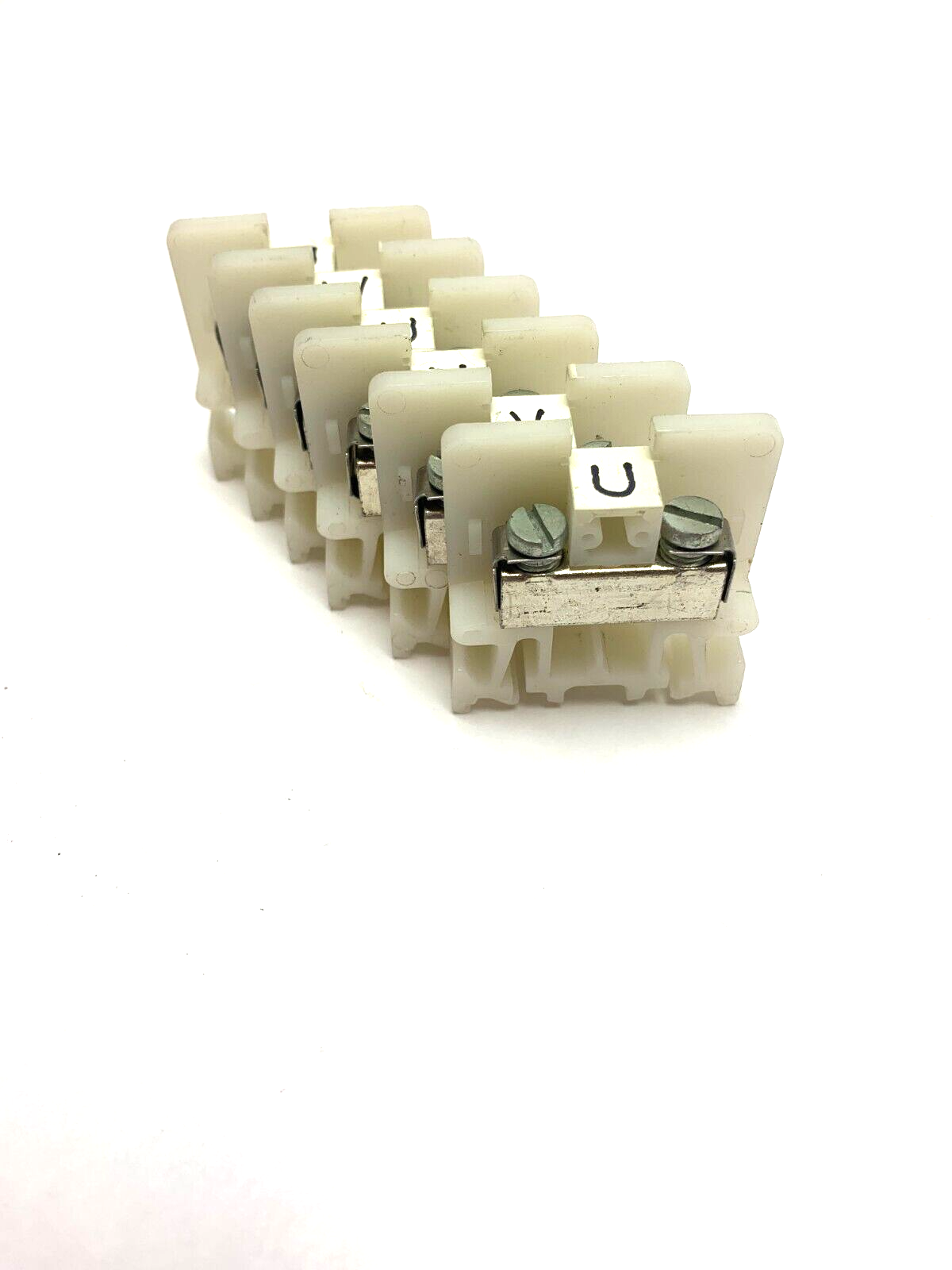 Allen Bradley 1492-CAM 10mm Terminal Block White 59337 LOT OF 6 - Maverick Industrial Sales
