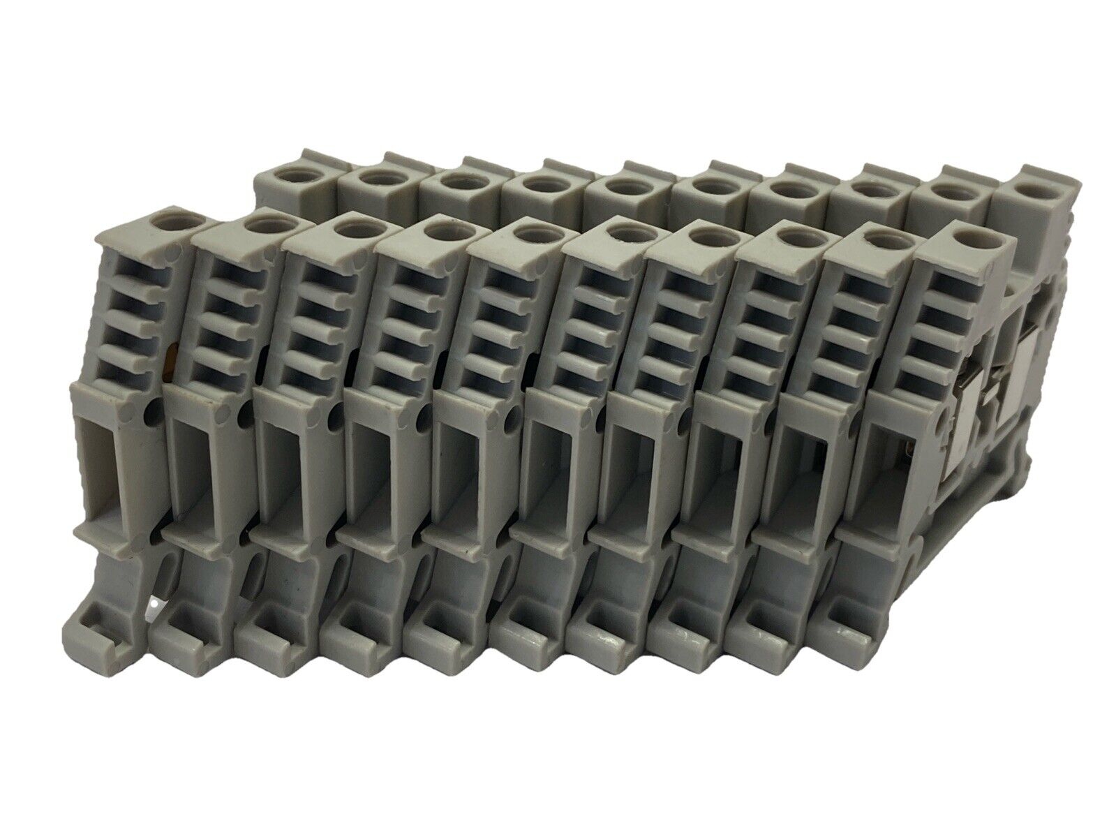 Allen Bradley 1492-W4 Terminal Blocks 30A 600VAC/DC Gray 4mm LOT OF 10 - Maverick Industrial Sales