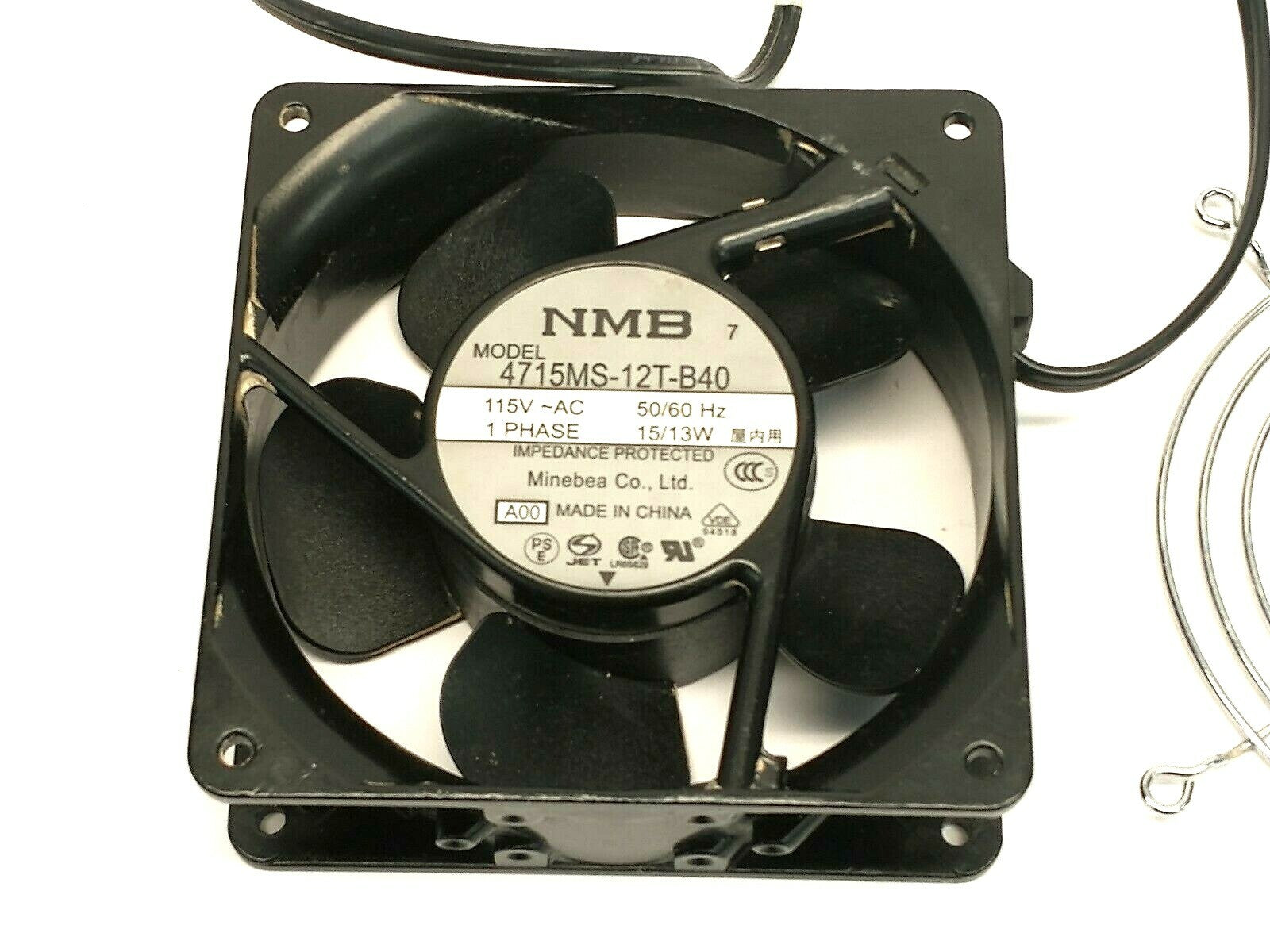 NMB 4715MS-12T-B40-A00 Axial Cooling Fan 115VAC 50/60Hz 119mm - Maverick Industrial Sales