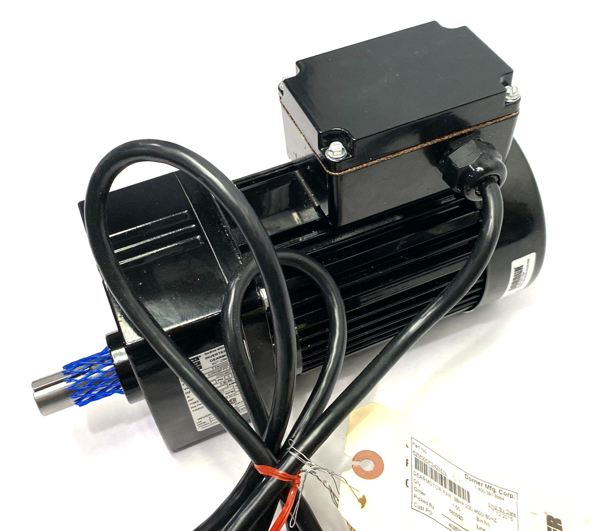 Dorner 62M005PS423EN Parallel Gearmotor 3/8HP 5:1 w/ 22MV1122B VFD Controller - Maverick Industrial Sales
